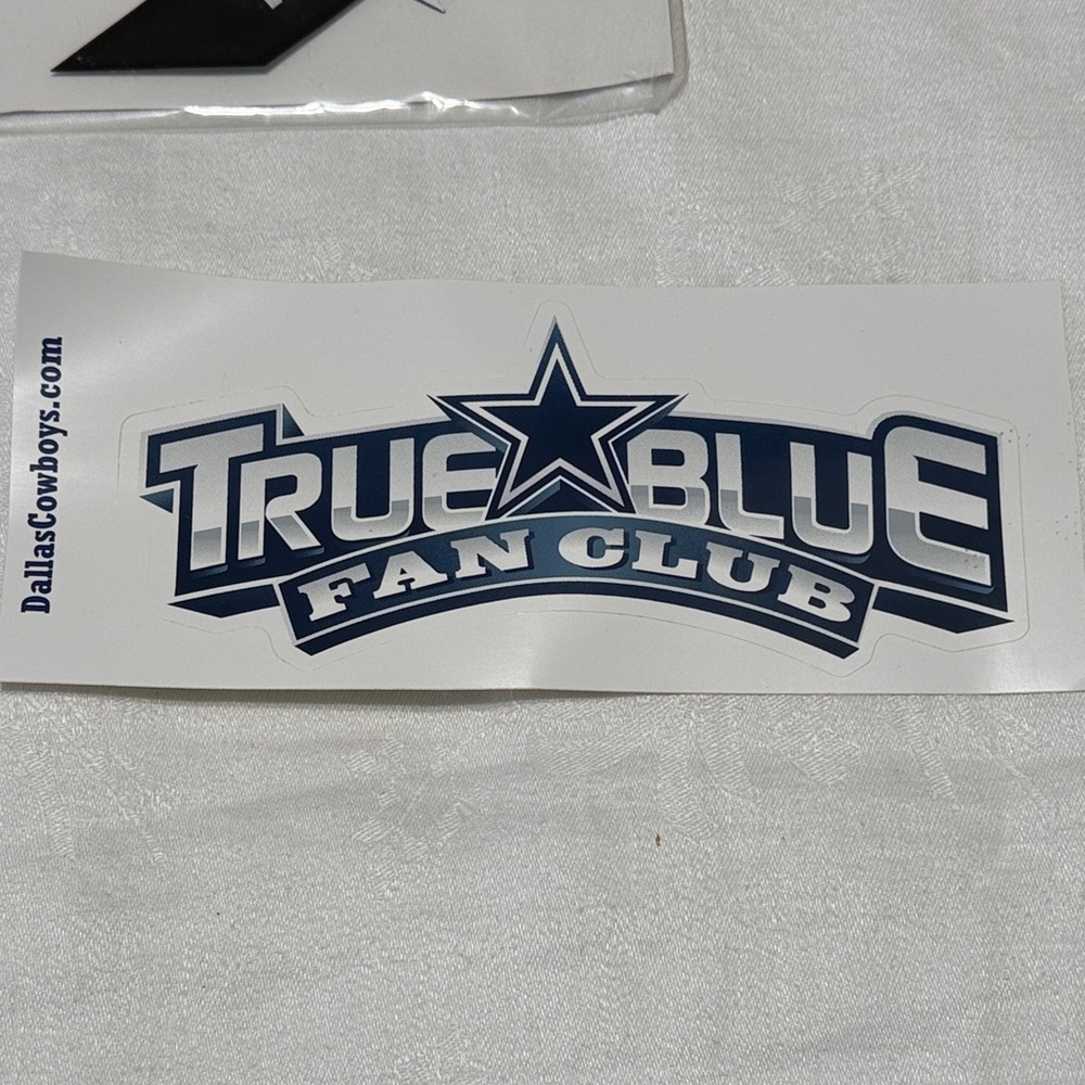 NFL Dallas Cowboys Magnet and Decal Set - Blue and Silver - Picture 6 of 11